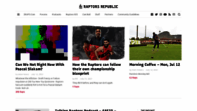 What Raptorsrepublic.com website looked like in 2021 (2 years ago)