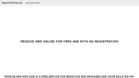What Receive-sms-now.com website looked like in 2021 (2 years ago)
