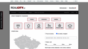 What Realcity.cz website looked like in 2021 (2 years ago)
