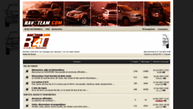 What Rav4team.com website looked like in 2021 (2 years ago)