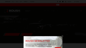 What Roushperformance.com website looked like in 2021 (2 years ago)