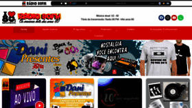 What Radio80fm.com.br website looked like in 2021 (2 years ago)