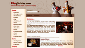 What Ruscuisine.com website looked like in 2021 (2 years ago)