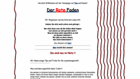 What Roter-faden.de website looked like in 2021 (2 years ago)
