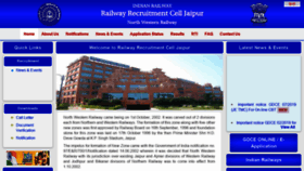 What Rrcjaipur.in website looked like in 2021 (2 years ago)