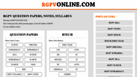 What Rgpvonline.com website looked like in 2021 (2 years ago)