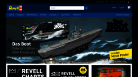 What Revell.de website looked like in 2021 (2 years ago)