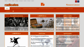 What Radical.es website looked like in 2021 (2 years ago)