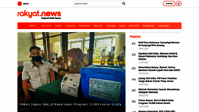 What Rakyat.news website looked like in 2021 (2 years ago)