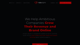 What Rubydigital.co.za website looked like in 2021 (2 years ago)