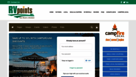 What Rvpoints.com website looked like in 2021 (4 years ago)