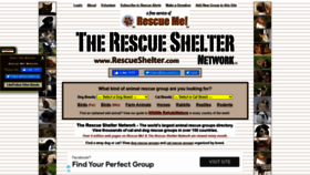 What Rescueshelter.com website looked like in 2021 (2 years ago)
