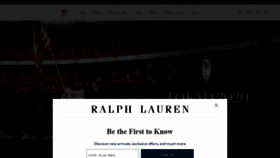 What Ralphlauren.com website looked like in 2021 (2 years ago)