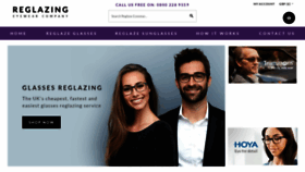 What Reglazingeyewearcompany.co.uk website looked like in 2021 (4 years ago)