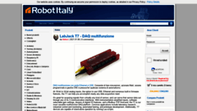 What Robot-italy.com website looked like in 2021 (2 years ago)