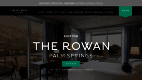 What Rowanpalmsprings.com website looked like in 2021 (2 years ago)