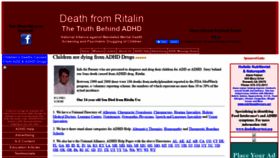 What Ritalindeath.com website looked like in 2021 (2 years ago)