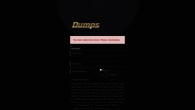 What Richdumps.pw website looked like in 2021 (2 years ago)