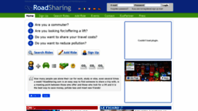 What Roadsharing.com website looked like in 2021 (2 years ago)
