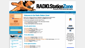 What Radiostationzone.com website looked like in 2021 (2 years ago)