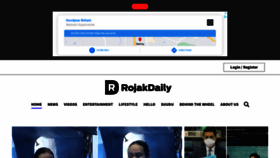 What Rojakdaily.com website looked like in 2021 (2 years ago)