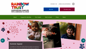 What Rainbowtrust.org.uk website looked like in 2021 (2 years ago)