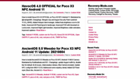 What Recovery-mode.com website looked like in 2021 (4 years ago)