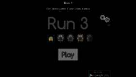 What Run3.io website looked like in 2021 (2 years ago)