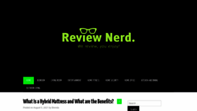 What Reviewnerd.com website looked like in 2021 (2 years ago)