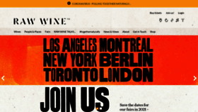 What Rawwine.com website looked like in 2021 (2 years ago)