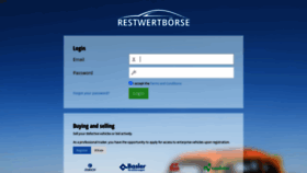 What Restwertboerse.ch website looked like in 2021 (2 years ago)