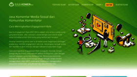 What Rajakomen.com website looked like in 2021 (2 years ago)