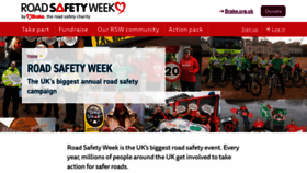What Roadsafetyweek.org.uk website looked like in 2021 (2 years ago)