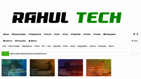 What Rahultech.online website looked like in 2021 (2 years ago)