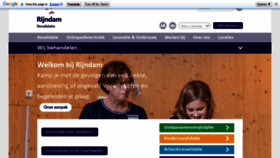 What Rijndam.nl website looked like in 2021 (2 years ago)
