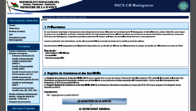 What Rcsmada.mg website looked like in 2021 (3 years ago)