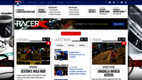 What Racerxill.com website looked like in 2021 (2 years ago)