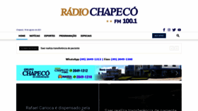 What Radiochapeco.com.br website looked like in 2021 (2 years ago)