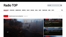 What Radiotop.ro website looked like in 2021 (2 years ago)