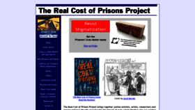 What Realcostofprisons.org website looked like in 2021 (2 years ago)