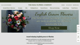 What Realflowers.co.uk website looked like in 2021 (2 years ago)