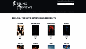 What Reelingreviews.com website looked like in 2021 (2 years ago)