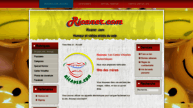 What Ricaner.com website looked like in 2021 (2 years ago)