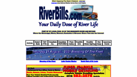 What Riverbills.com website looked like in 2021 (3 years ago)