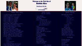 What Robbiehaf.com website looked like in 2021 (2 years ago)