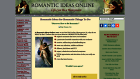What Romantic-ideas-online.com website looked like in 2021 (2 years ago)