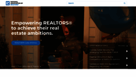 What Realtor.org website looked like in 2021 (2 years ago)