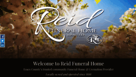 What Reidfuneralhome.ca website looked like in 2021 (2 years ago)