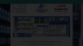What Redfieldcomputerservice.com website looked like in 2021 (2 years ago)