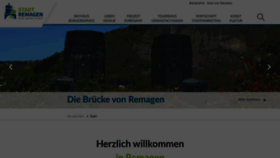 What Remagen.de website looked like in 2021 (2 years ago)
